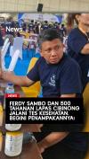 Ferdy Sambo dan 500 Tahanan Lapas Cibinong Jalani Tes Kesehatan