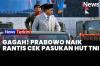 Gagah! Prabowo Naik Rantis Cek Pasukan di HUT ke-81 TNI, Didampingi Panglima