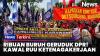 Kawal Pembahasan RUU Ketenagakerjaan, Elemen Buruh Gelar Aksi di Depan DPR