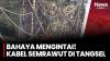 Semrawut dan Menjuntai, Bentangan Kabel di Tangsel Dikeluhkan Masyarakat