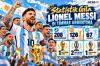 Statistik Emas Lionel Messi Bersama Argentina: 208 Penampilan dan Gelar Piala Dunia
