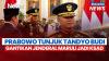 Prabowo Lantik Tandyo Budi Revita Jadi KSAD, Ini Rekam Jejak Jenderal Bintang Empat Lulusan Akmil 1991