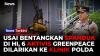 Lemas Usai Bentangkan Spanduk di Monumen Selamat Datang, 6 Aktivis Greenpeace Dibawa ke Klinik
