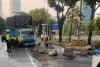 Truk Tabrak Separator Busway di Jakbar Bikin Macet, Transjakarta Koridor 9 Terlambat