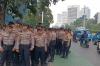 Amankan Demo 28 Oktober, Polisi Bersiaga di Jalan Menuju Bundaran HI