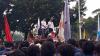 Stafsus Mensesneg Temui Massa Mahasiswa di Kawasan Monas, Janji Sampaikan Tuntutan