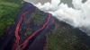 Pemandangan Menakjubkan Aliran Lahar Gunung Kilauea Hawaii Menuju Laut - Bagian 1