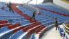 TNI Perbaiki Kursi Stadion Jakabaring yang Dirusak Oknum Suporter - Bagian 1