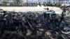 18 Sepeda Motor Pelajar SMKN 6 Surabaya Hangus Terbakar saat Parkir - Bagian 4