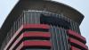 Penampakan Logo KPK di Gedung Merah Putih Ditutup Kain Hitam