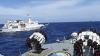 Foto Kapal China Dihalau KRI Tjiptadi-381 Masuk Wilayah RI di Laut Natuna - Bagian 1