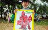 Tingkatkan Motorik dan Kreativitas, Anak-anak Belajar Mewarnai Gambar Tokoh Film - Bagian 1