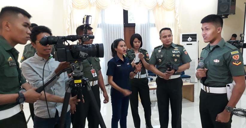 Prajurit Pomad Semangat Belajar Jurnalistik