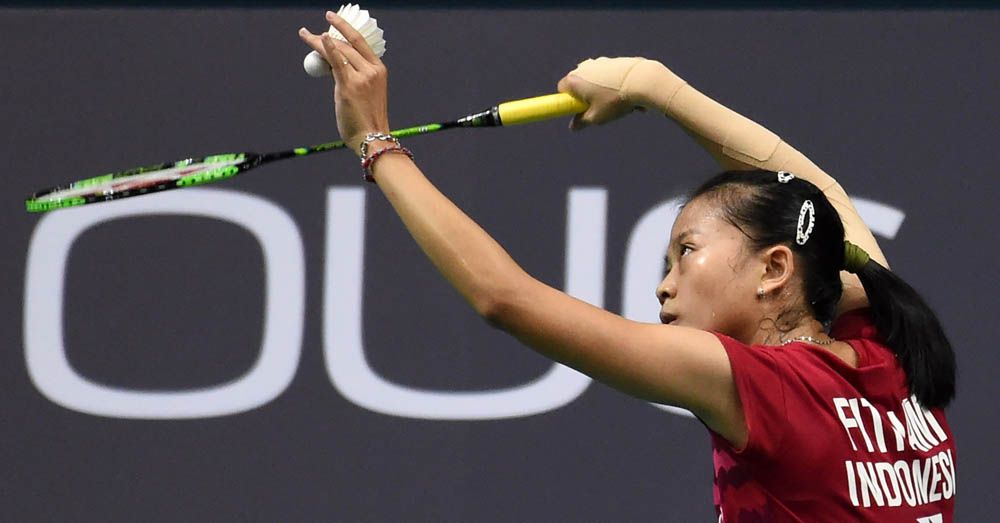 Fitriani Waspadai Bola Atas Lawannya dari Denmark