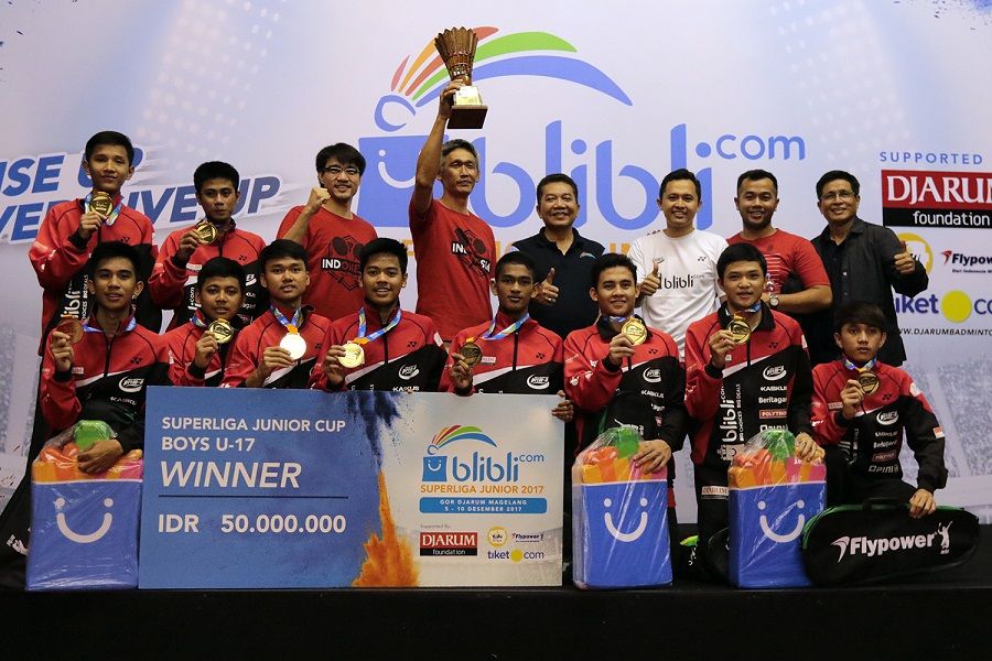 Tim Putra PB Djarum Pastikan Gelar Juara