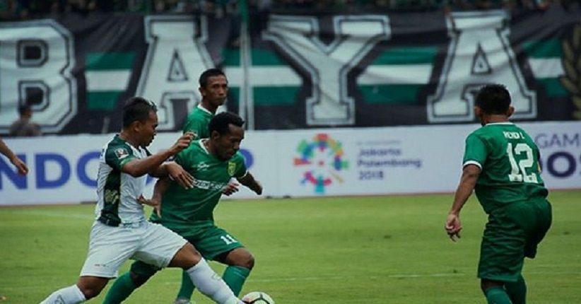 Bermain dengan 10 Orang, Persebaya Tahan Imbang PS TNI