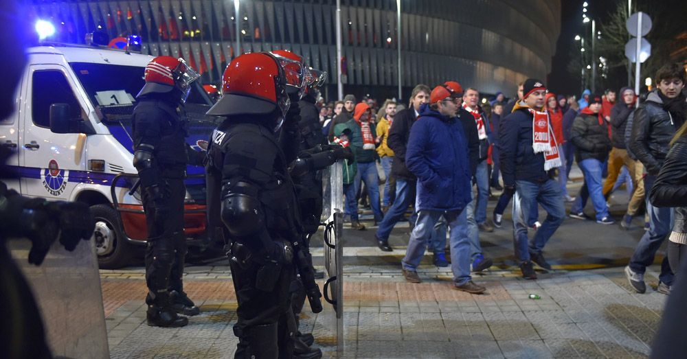 Bilbao Kontra Spartak Rusuh, 1 Polisi Meninggal
