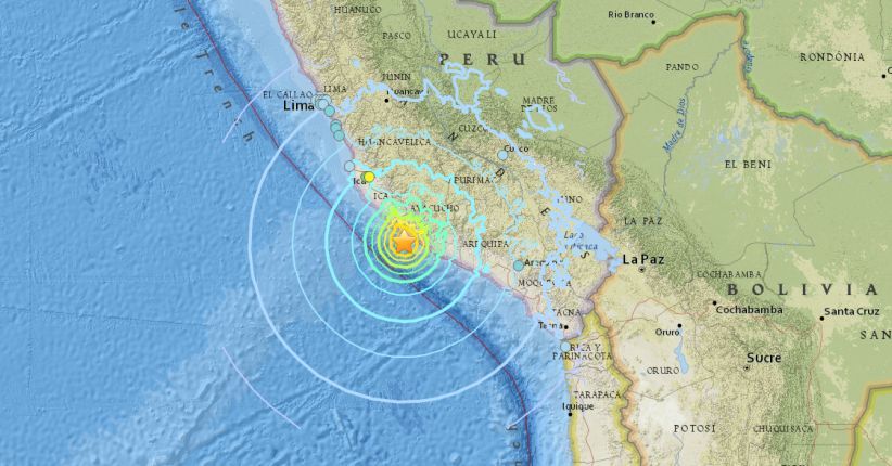 Gempa Bumi di Peru Tewaskan 2 Orang, 17 Pekerja Tambang Hilang