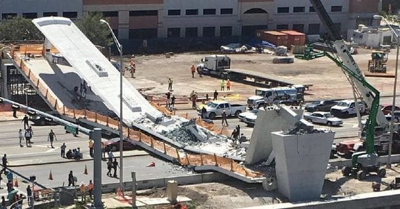 4 Orang Ditemukan Tewas akibat Jembatan Penyeberangan Ambruk di Miami