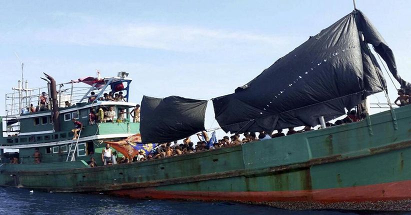  Kapal Angkut Puluhan Pengungsi Rohingya Tiba di Malaysia