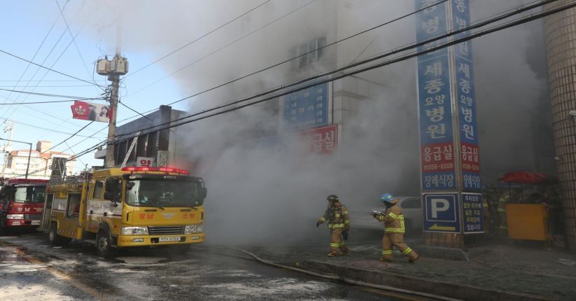 Rumah Sakit di Korsel Terbakar, 31 Orang Tewas