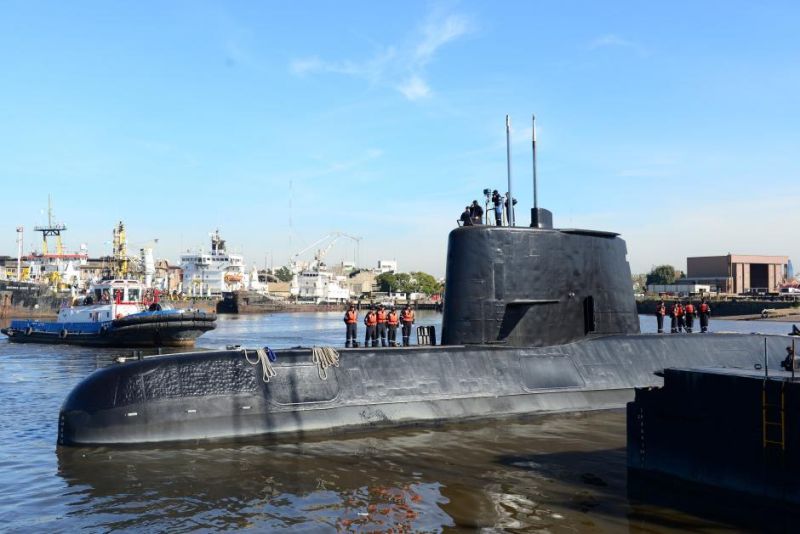 Kapal AS Deteksi Benda Diduga Kapal Selam Argentina yang Hilang