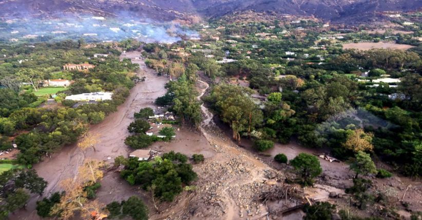 Tanah Longsor di California, 13 Orang Tewas dan Puluhan Orang Hilang