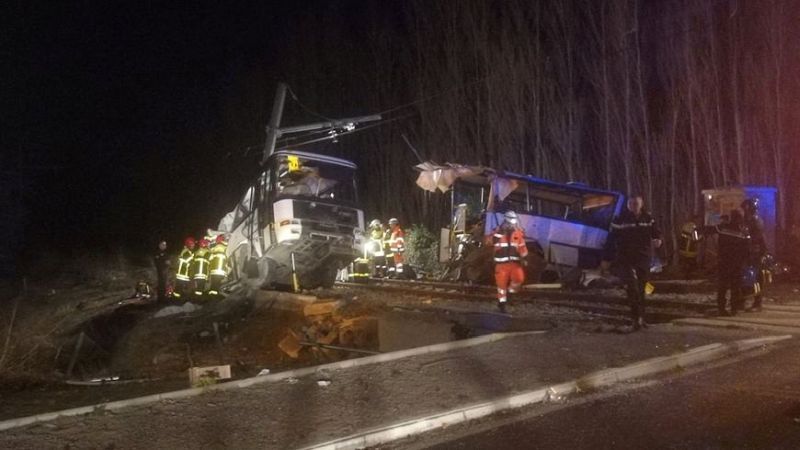 Kereta Tabrak Bus Sekolah di Prancis, Korban Tewas Jadi 6 Orang