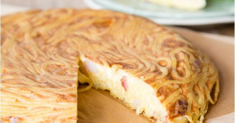 Jalan-Jalan Membawa Bekal, Coba Bikin Spaghetti Carbonara Frittata