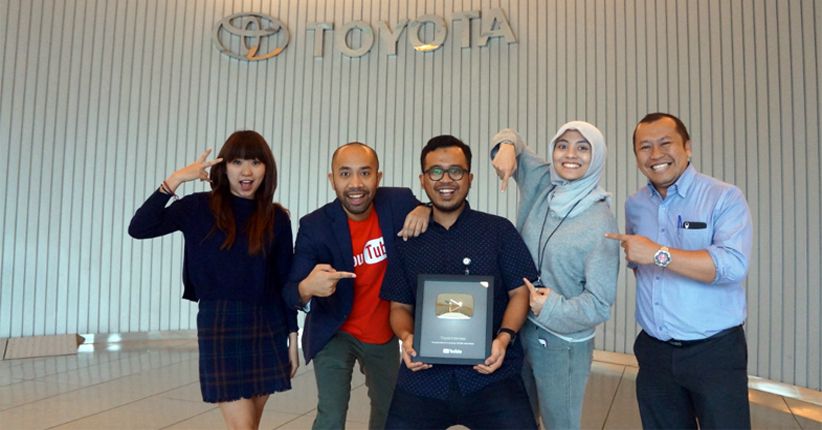 YouTube Channel Toyota Tembus 100.000 Subscribers