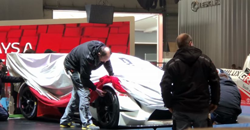 Jelang Pameran, Toyota Supra Tertangkap Kamera di Atas Booth