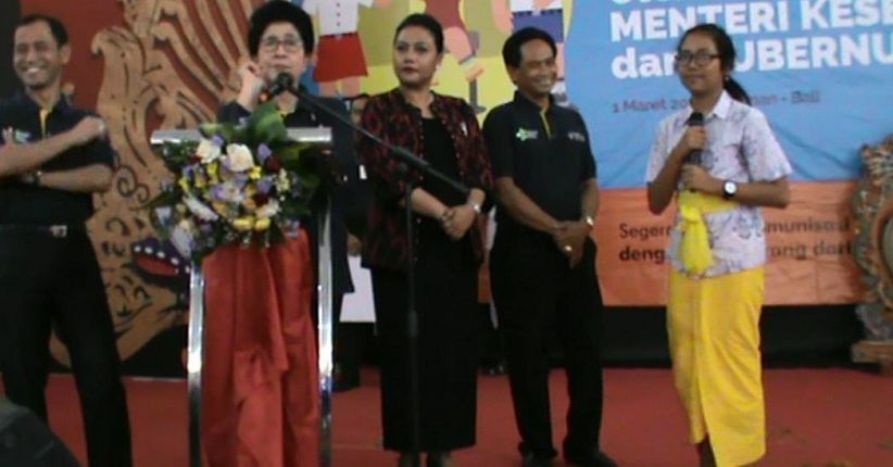 Serunya saat Menkes Gelar Kuis Berhadiah Sepeda ala Presiden Jokowi
