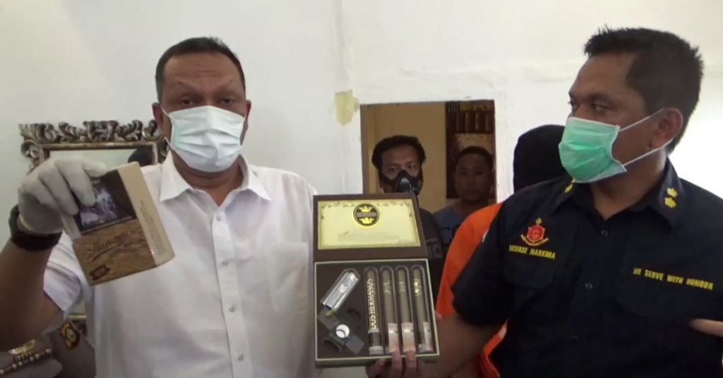 Polisi Sita 30 Kg Tembakau Gorilla dari Home Industry di Denpasar