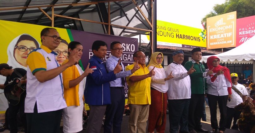 Dukung Kemenangan Nuruli, Ical Titip soal Kemiskinan di Bandung
