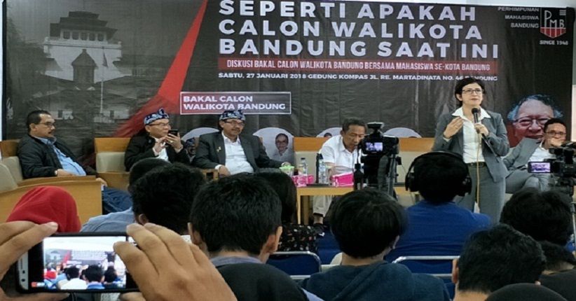 Bakal Calon Wali Kota dan Wakil Wali Kota Bandung Saling Adu Gagasan