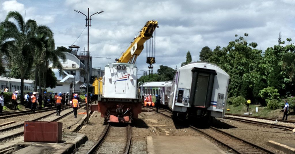 PT KAI Daop 2 Bandung Selidiki Penyebab Anjloknya Argo Parahyangan