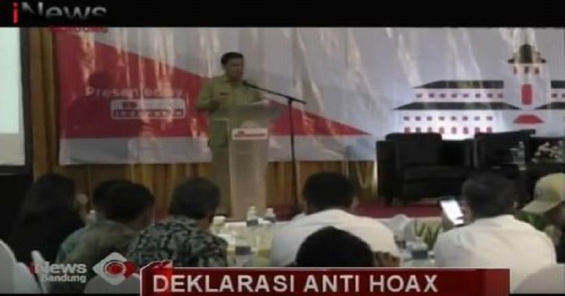 Deklarasikan Antihoaks, Seluruh Elemen Harapkan Pilkada yang Bersih