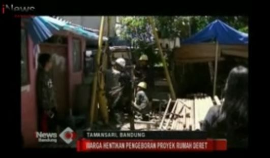 Proyek Rumah Deret Kota Bandung Berjalan, Warga Taman Sari Protes