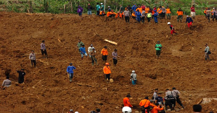 7 Korban Longsor Brebes Masih Tertimbun, Pencarian Akan Diperpanjang