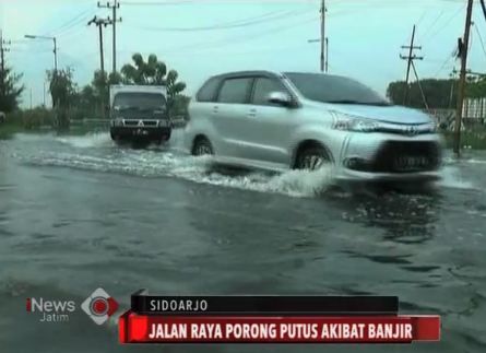 Banjir Porong Meluas, Pemprov Jatim Siapkan 13 Mesin Pompa