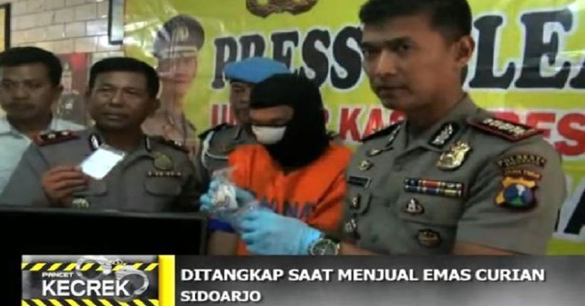 Curi Perhiasan dari Rumah Kosong, Petani Diciduk Polisi