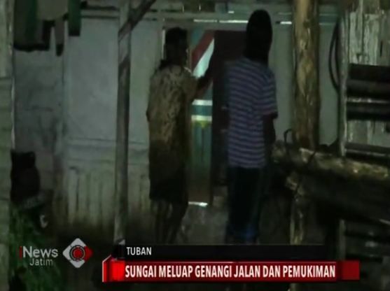 Rembesan Air dari Perbukitan Kapur Banjiri Permukiman Warga