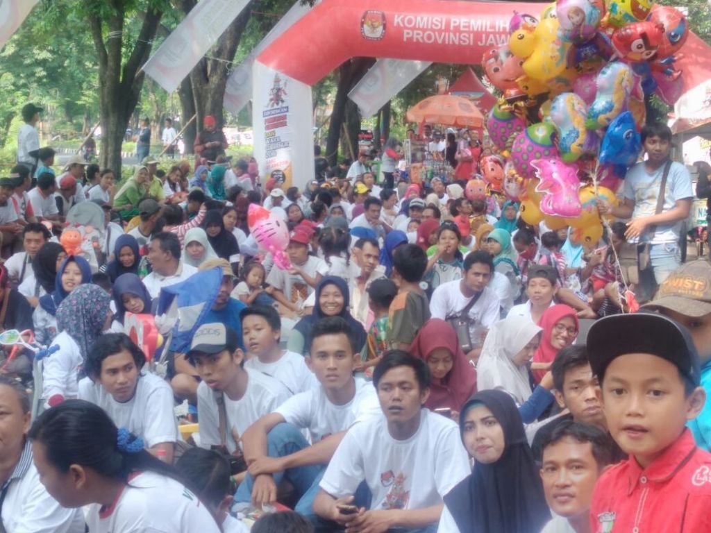Ribuan Massa Ikuti Sosialisasi Pilgub Jatim