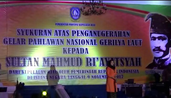 Sultan Mahmud Riâ€™ayatsyah Bergelar Pahlawan Nasional, Warga Sukacita