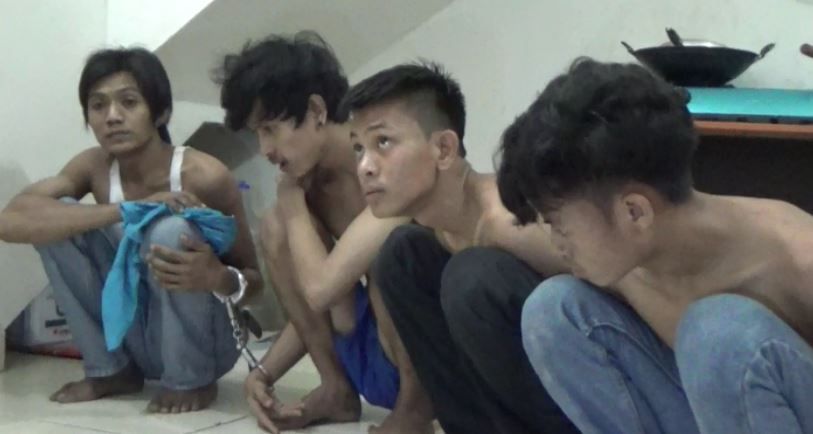 Kawanan Begal Sadis Makassar Ditangkap saat Pesta Sabu