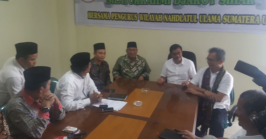 Hari Pertama Kampanye, Djarot-Sihar Temui Pengurus NU Sumut