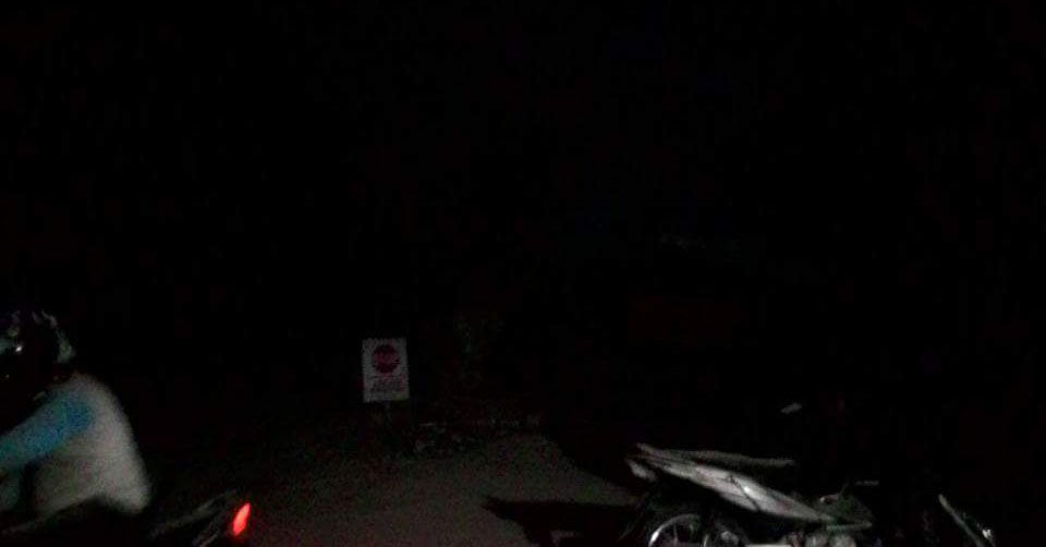 Gunung Sinabung Meletus Hebat, Desa Perbaji Gelap Gulita