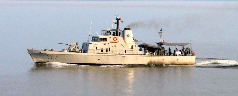 Patroli di Perairan Sumut, Kapal TNI AL Tenggelam