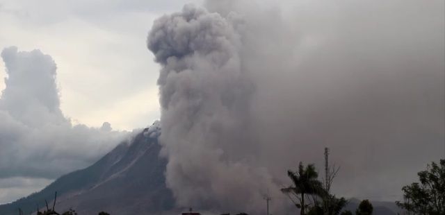 PVMBG Imbau Warga Waspadai Potensi Lahar Dingin Gunung Sinabung