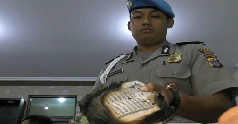 Puluhan Alquran di Masjid Al Iman Kulonprogo Dibakar Orang Tak Dikenal
